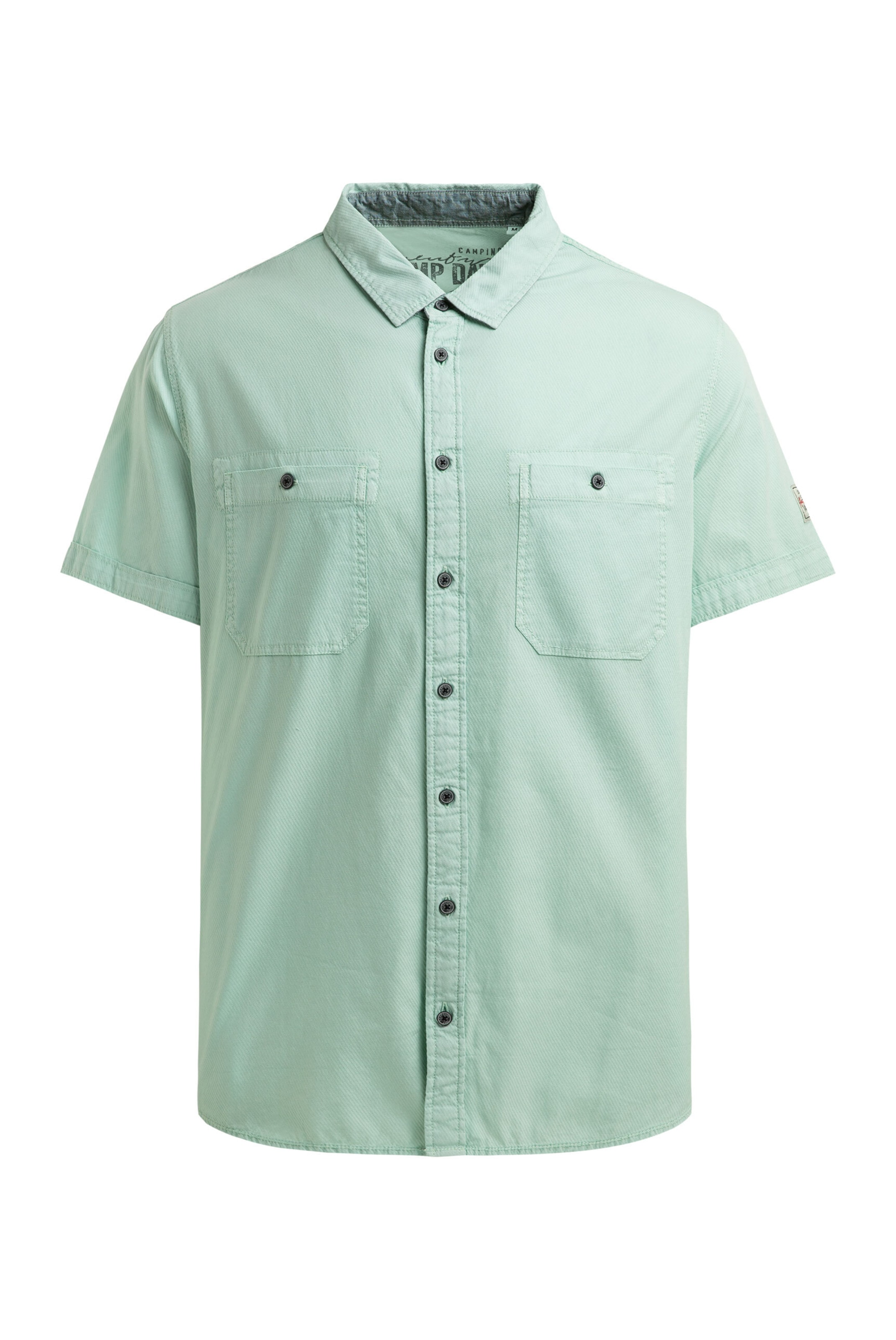 CAMP DAVID Regular fit Button Up Shirt in Green: front
