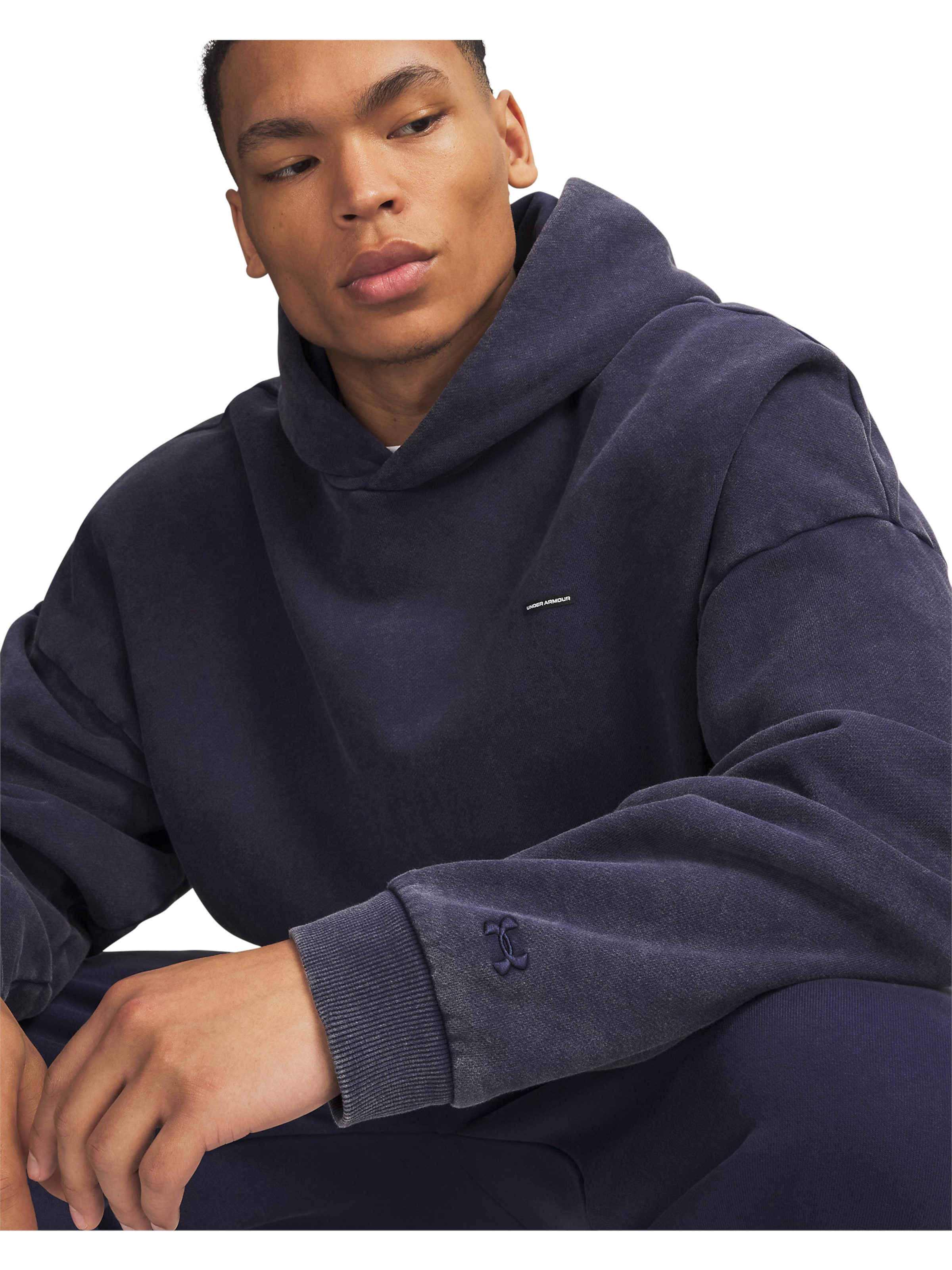 UNDER ARMOUR Sportsweatshirt in Blauw