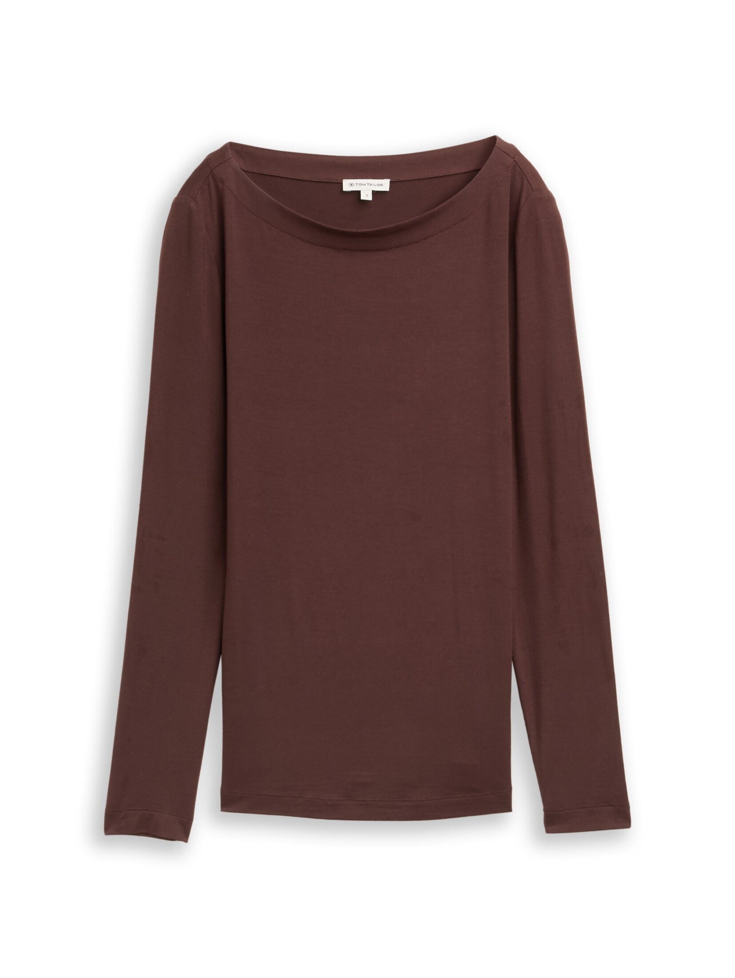 TOM TAILOR Shirt in Brown: front