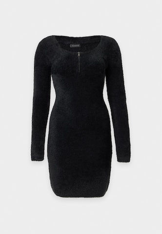 Rochie tricotat 'JAYCEE' de la GUESS pe negru: față