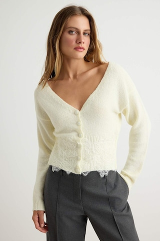 Trendyol Cardigan i gul: forside