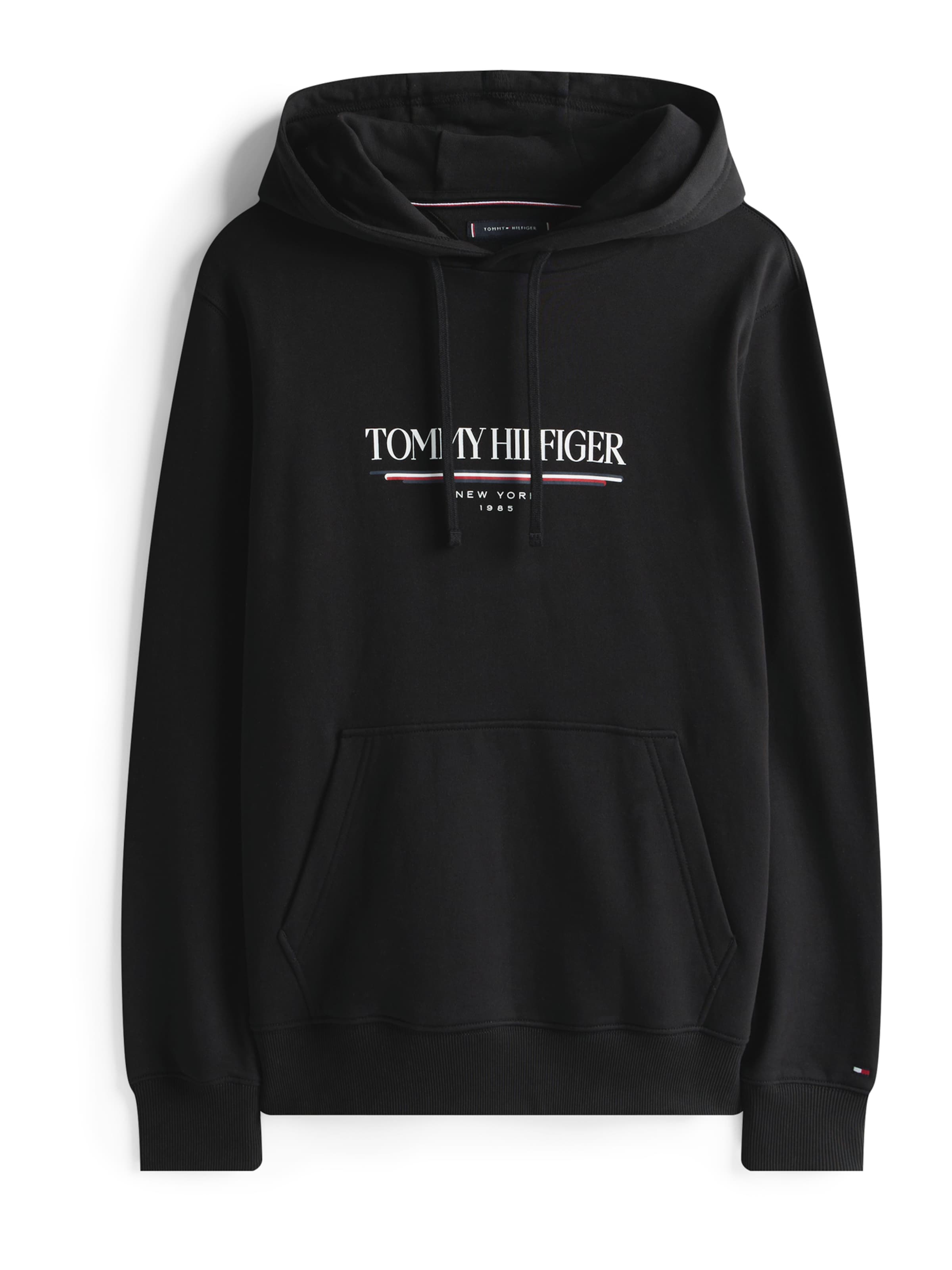 Felpa 'Brand Love' di TOMMY HILFIGER in nero: frontale
