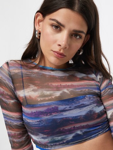 T-shirt Nasty Gal en bleu