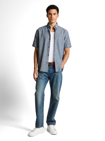 Regular fit Cămașă de la TOM TAILOR DENIM pe albastru