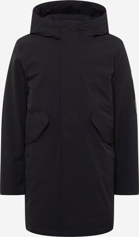 Manteau d’hiver 'Hjalmar' elvine en noir : devant