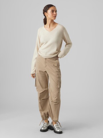 Pull-over 'RAIN' VERO MODA en beige