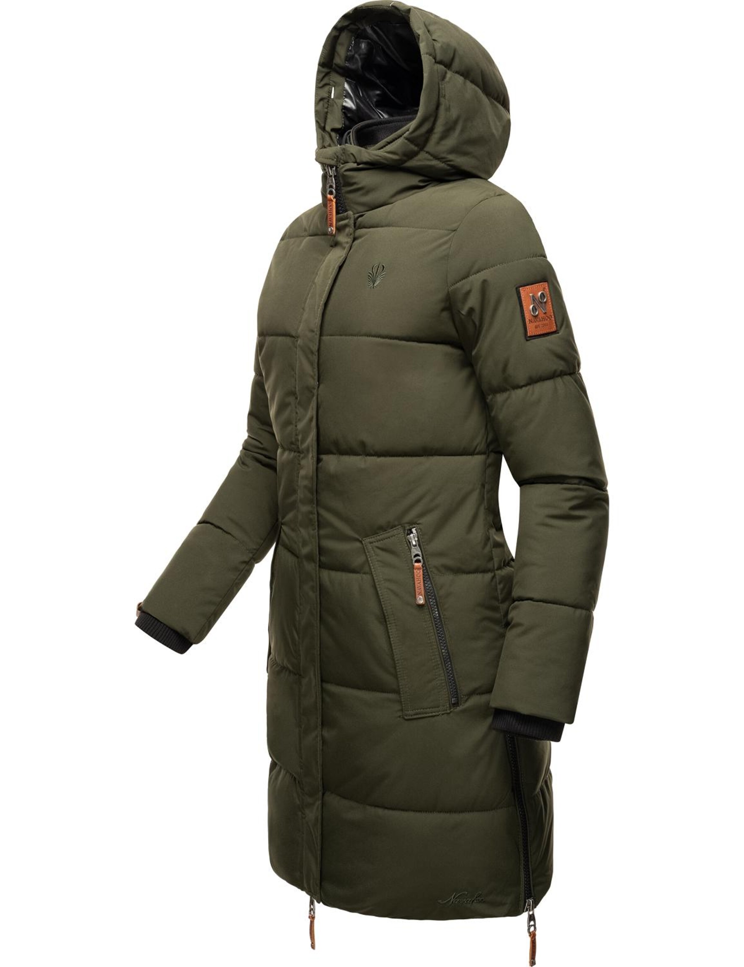 NAVAHOO Mantel 'Halina' in Grün