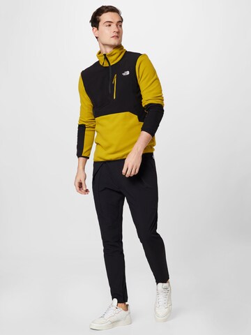 Pullover sportivo 'GLACIER' di THE NORTH FACE in giallo