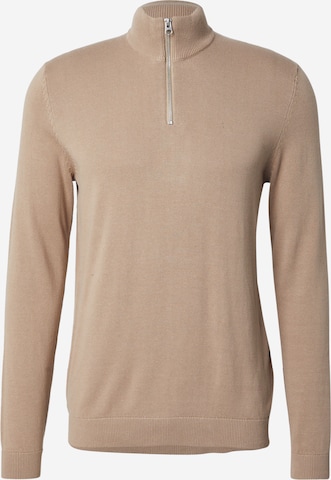Pull-over 'ONSALEX' Only & Sons en beige : devant