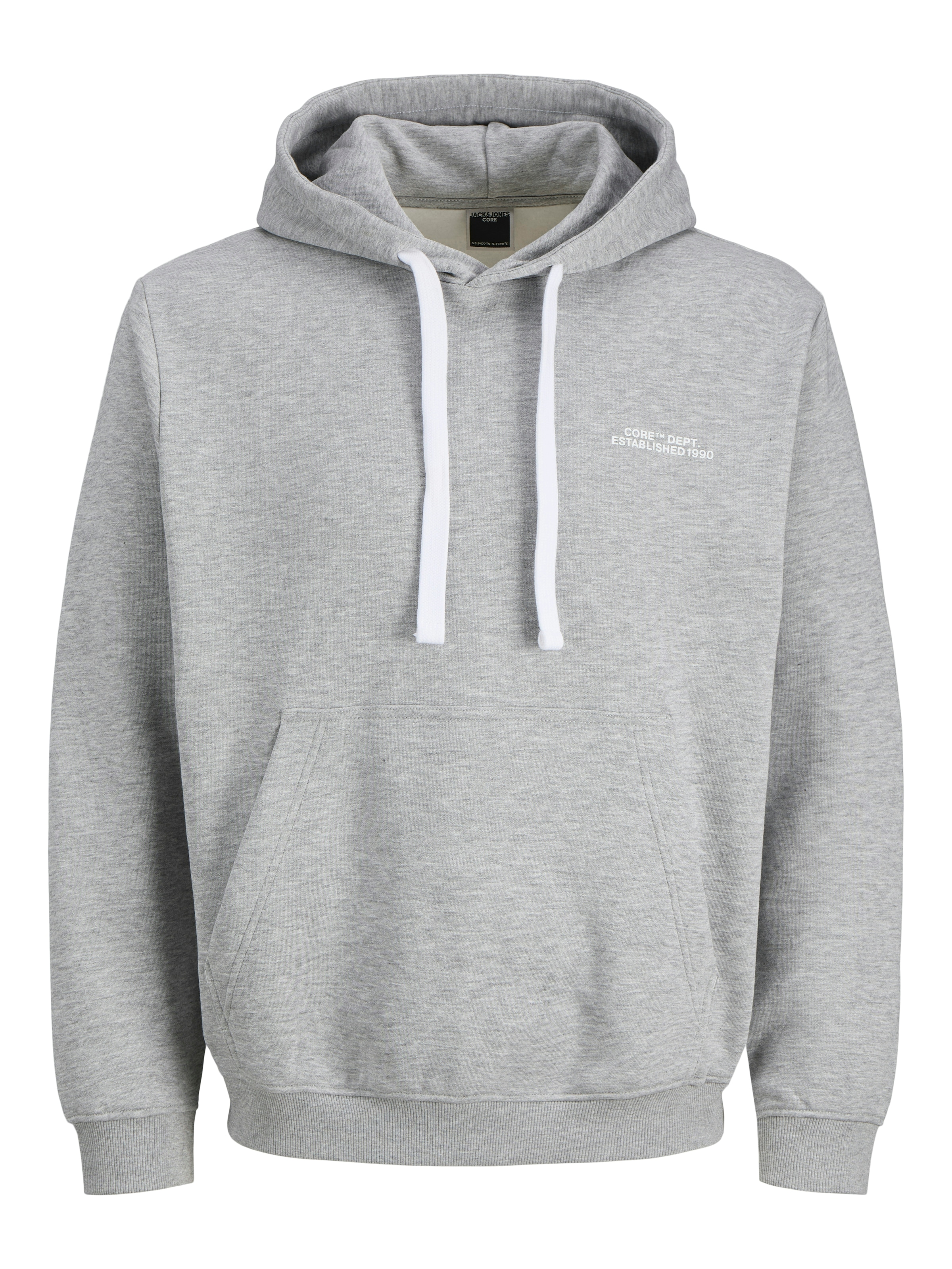 JACK & JONES Sweatshirt in mottled grey / White, Item view