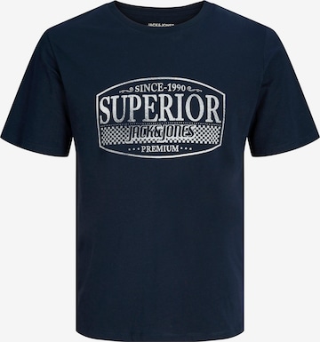 zils Jack & Jones Premium T-Krekls 'JPRBLUNOAH': no priekšpuses