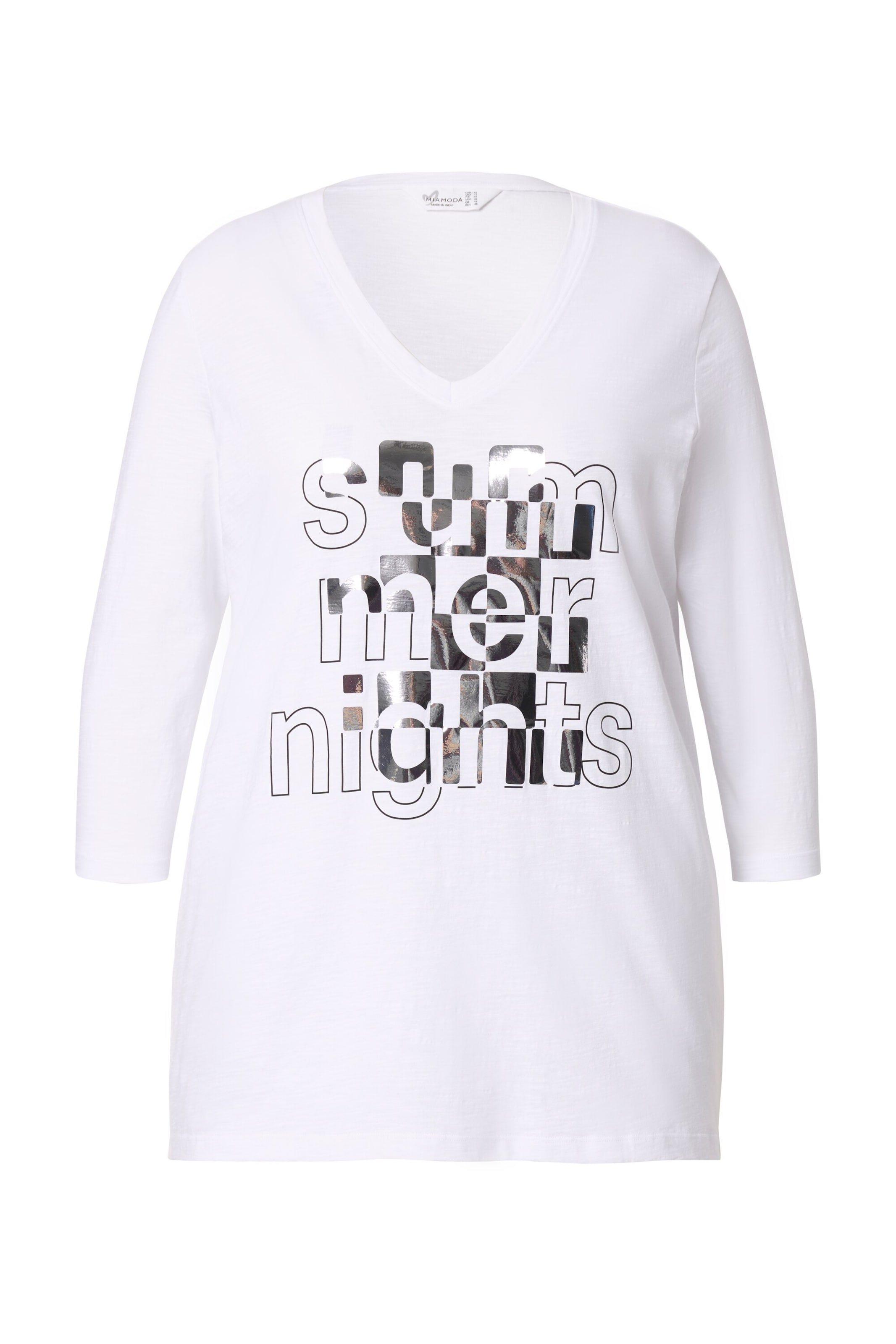 MIAMODA Shirt in Wit: voorkant