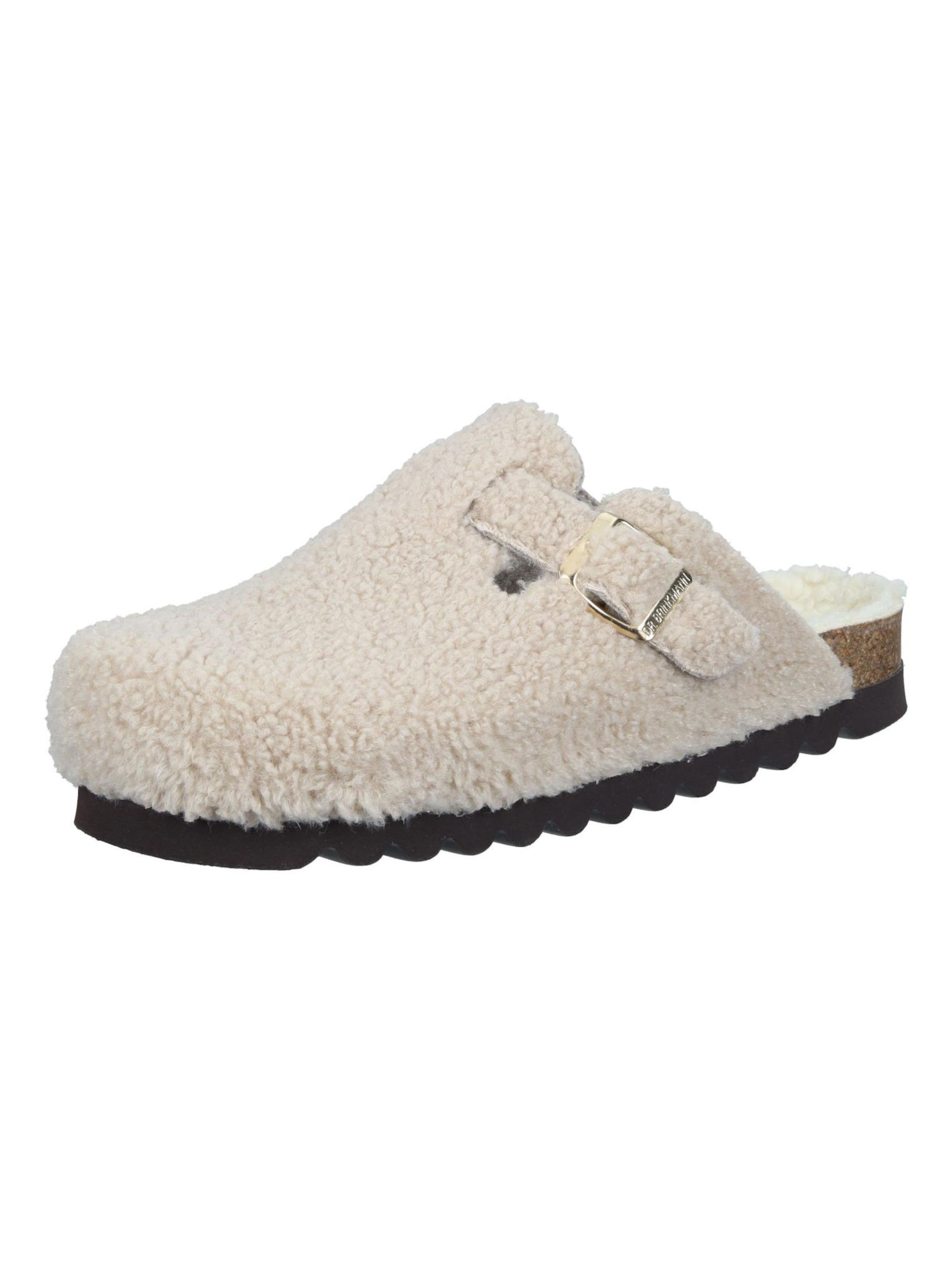 DR. BRINKMANN Slippers 'NERPIO HOME' in Beige: front