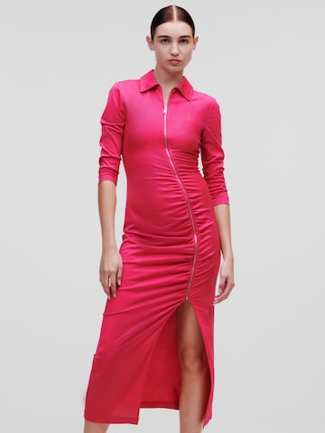 Karl Lagerfeld Dress in Pink: front