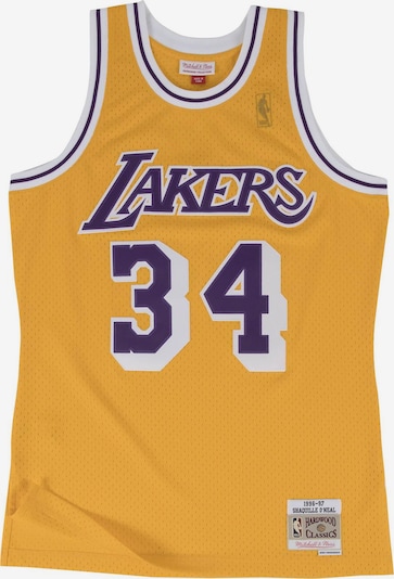 S dydžio Triko iš Mitchell & Ness, spalva – sodri mėlyna („karališka“) / geltona / balta, Prekių apžvalga