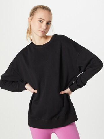 Cotton On Athletic Sweatshirt in Black: front
