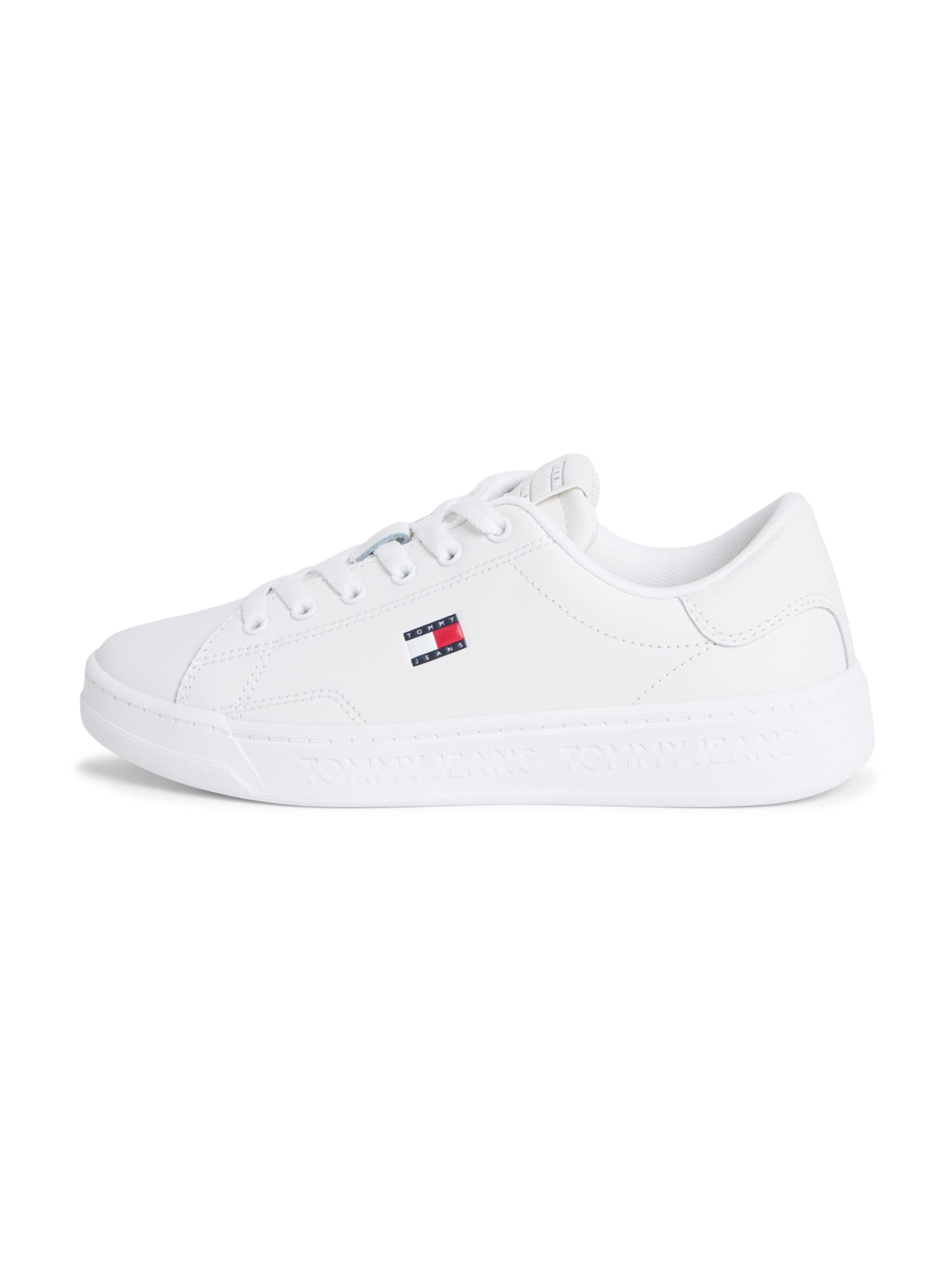 Tommy Jeans Sneakers laag in Wit: voorkant