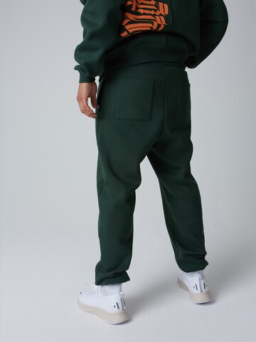 ABOUT YOU x Benny Cristo Regular Pants 'Keno' in Green