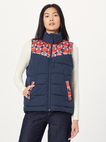 Blutsgeschwister Bodywarmer in Blauw: voorkant