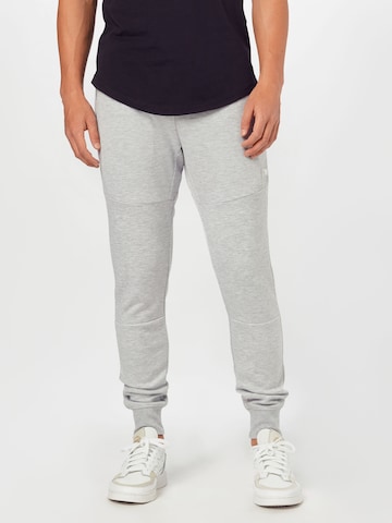 JACK & JONES Tapered Trousers 'Will' in Grey: front