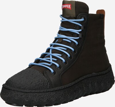 CAMPER Lace-Up Ankle Boots 'Ground' in Khaki / Black, Item view