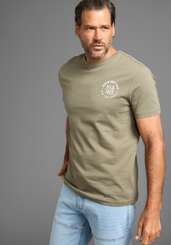 H.I.S T-Shirt in Beige