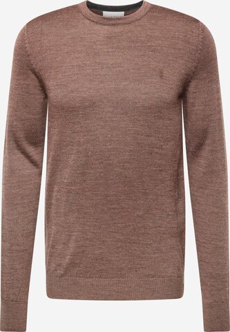 Bruun & Stengade Sweater 'Jupiter' in Brown: front