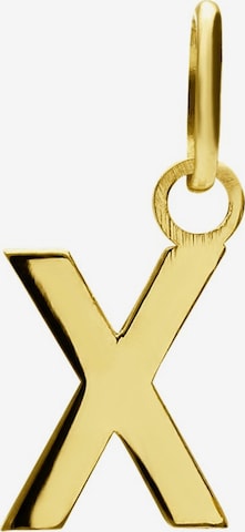 Lucardi Pendant 'Klassisch' in Gold: front