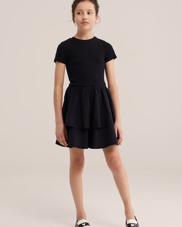 WE Fashion Kjole i sort: forside