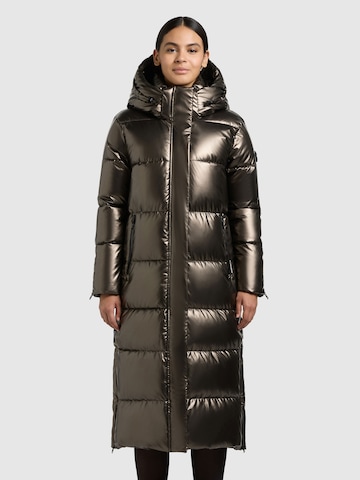 khujo Зимнее пальто 'Hedd2' в Серый: спереди