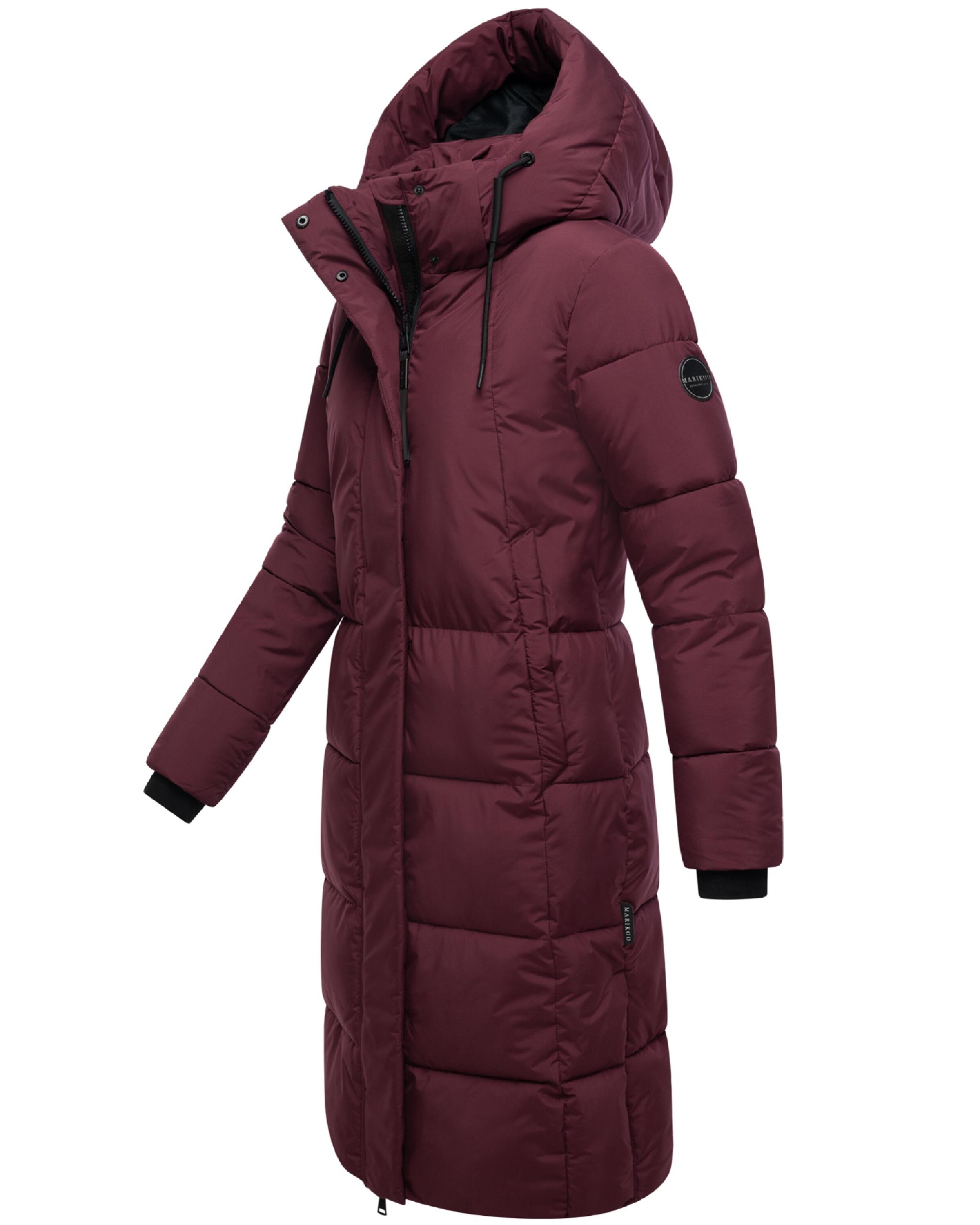 MARIKOO Winter Coat 'Chumanii XVI' in Red