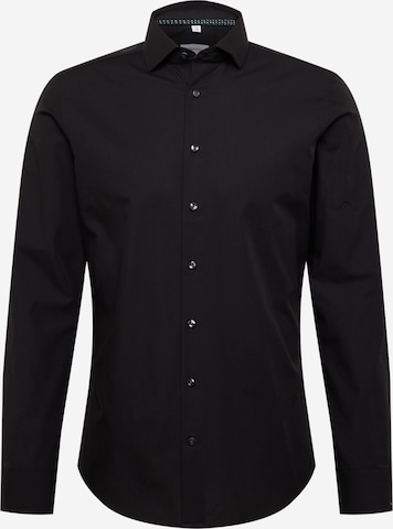 SEIDENSTICKER Business Shirt in Black: front