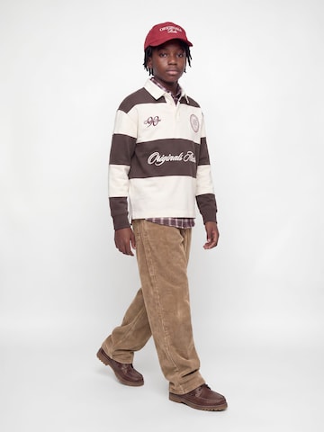 Jack & Jones Junior Baggy Hose 'JPSTAlex' in Braun