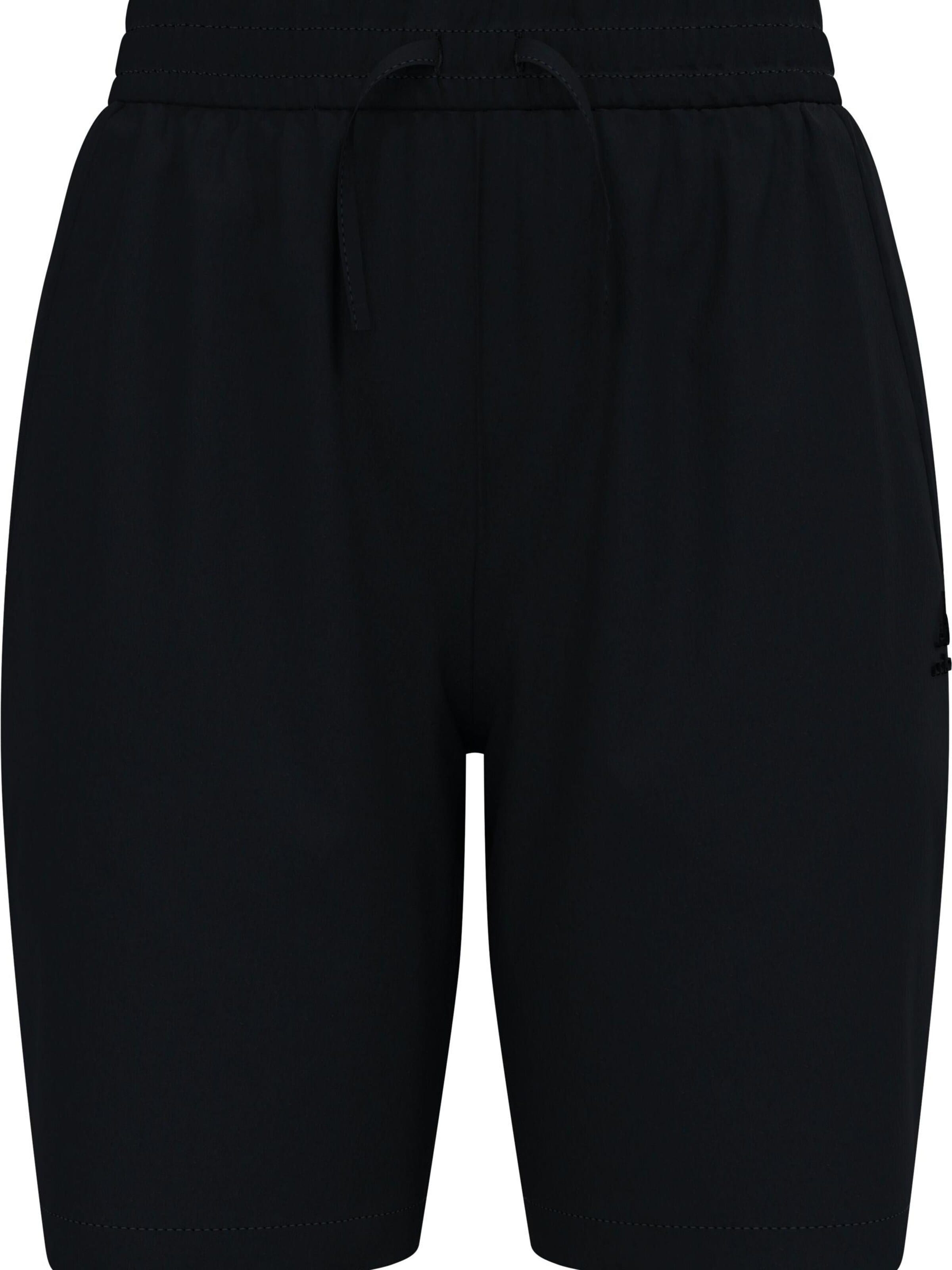 ODLO Regular Workout Pants 'ESSENTIAL' in Black: front