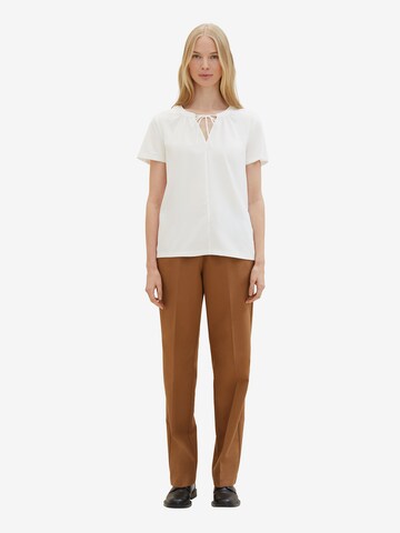 TOM TAILOR Bluse in Weiß