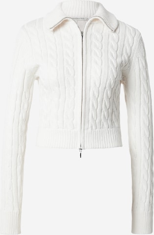 smėlio Abercrombie & Fitch Kardiganas: priekis