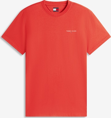 Tommy Jeans Paita värissä punainen: etupuoli