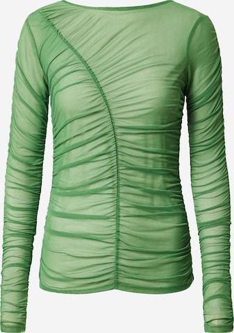 Tricou 'Silke' de la LeGer by Lena Gercke pe verde: față