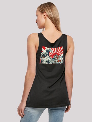 F4NT4STIC Shirt 'Kanagawa Welle Japan' in Black: front
