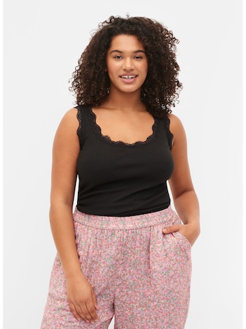 Zizzi - Top 'Liv' en negro: frente