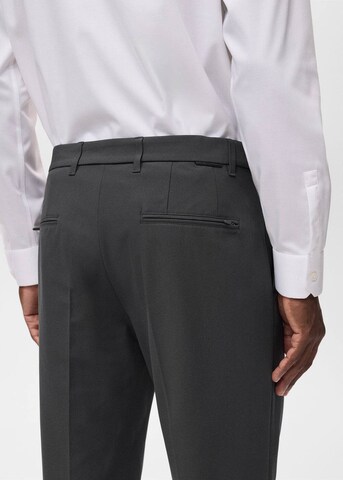 MANGO MAN Slim fit Pants 'Ravel' in Grey