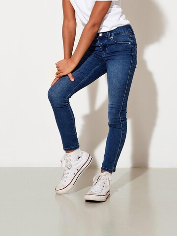 ONLY GIRLS Skinny Džíny 'Royal' – modrá: přední strana