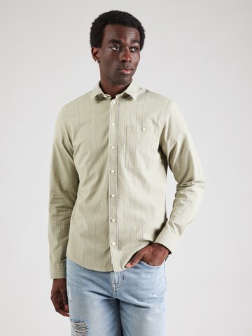 Casual Friday Regular fit Srajca 'FREDDI' | zelena barva: sprednja stran