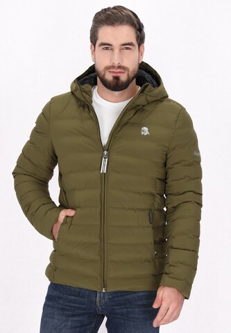 Veste d’hiver Schmuddelwedda en vert : devant
