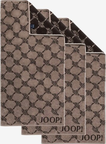 JOOP! Towel 'Doubleface' in Brown: front