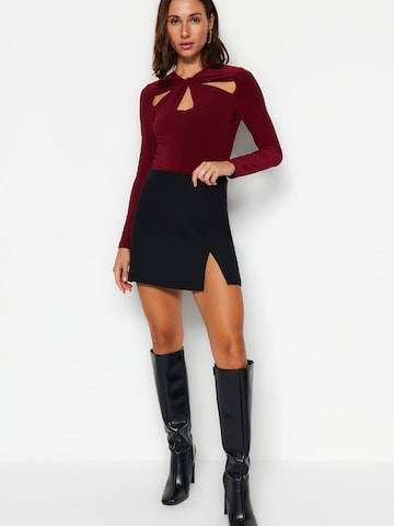 Trendyol Košeľové body - Červená