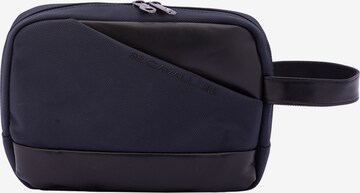 Beauty case 'Pochette Uomo B Cavalli Poliestere Zip Manico Ecopelle' di B. Cavalli in blu: frontale