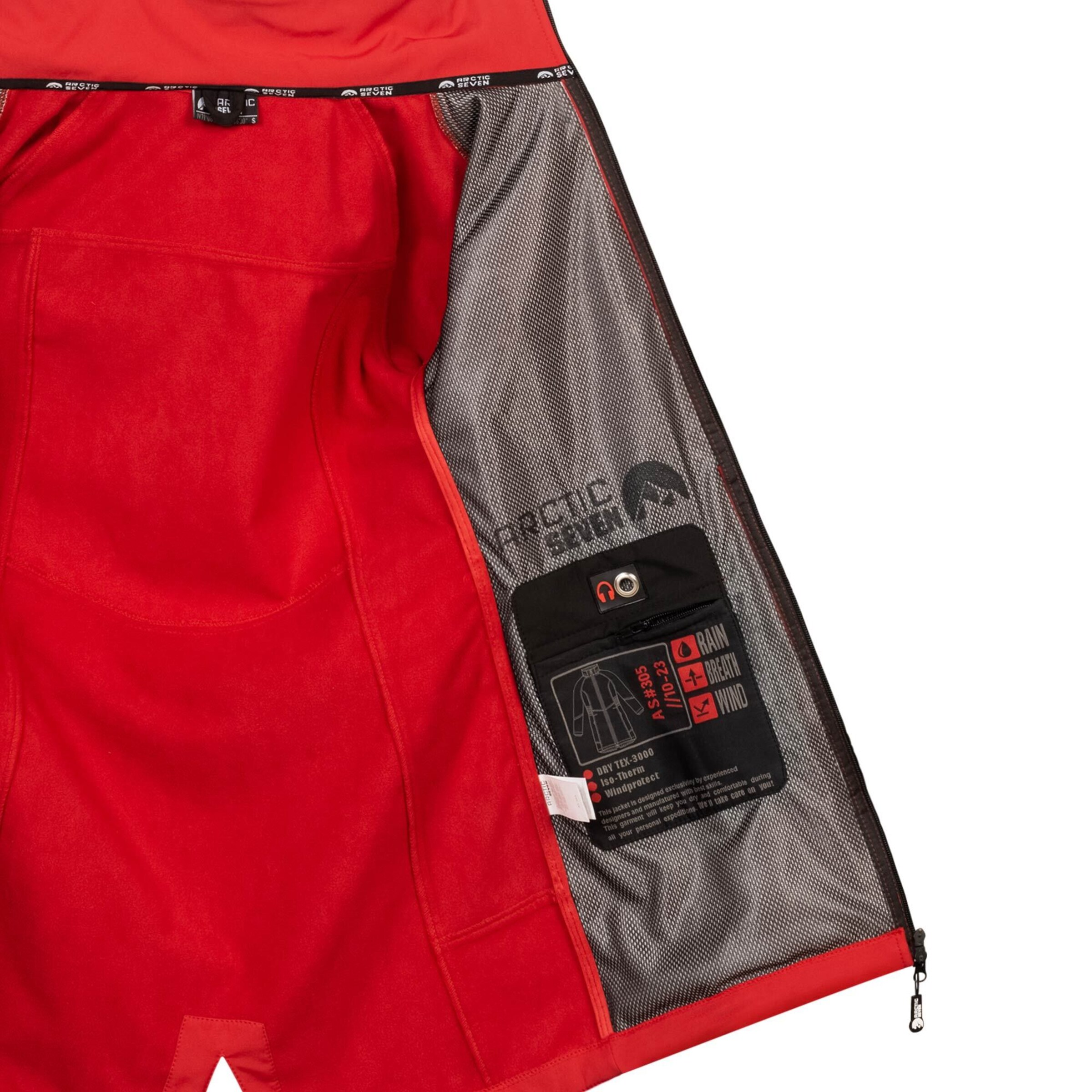 Arctic Seven Performance Jacket in Red