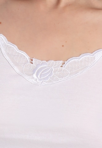 sassa Onderhemd 'FINE RIB' in Wit
