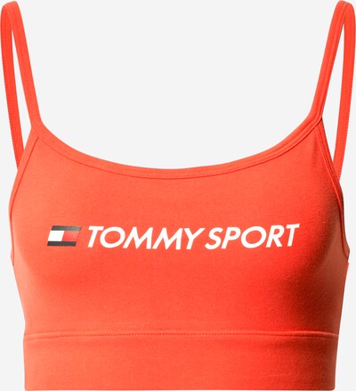 Tommy Sport Sport bh in de kleur Oranjerood / Wit, Productweergave